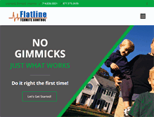 Tablet Screenshot of flatlinetermite.com